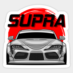 Silver Supra MK V Sticker